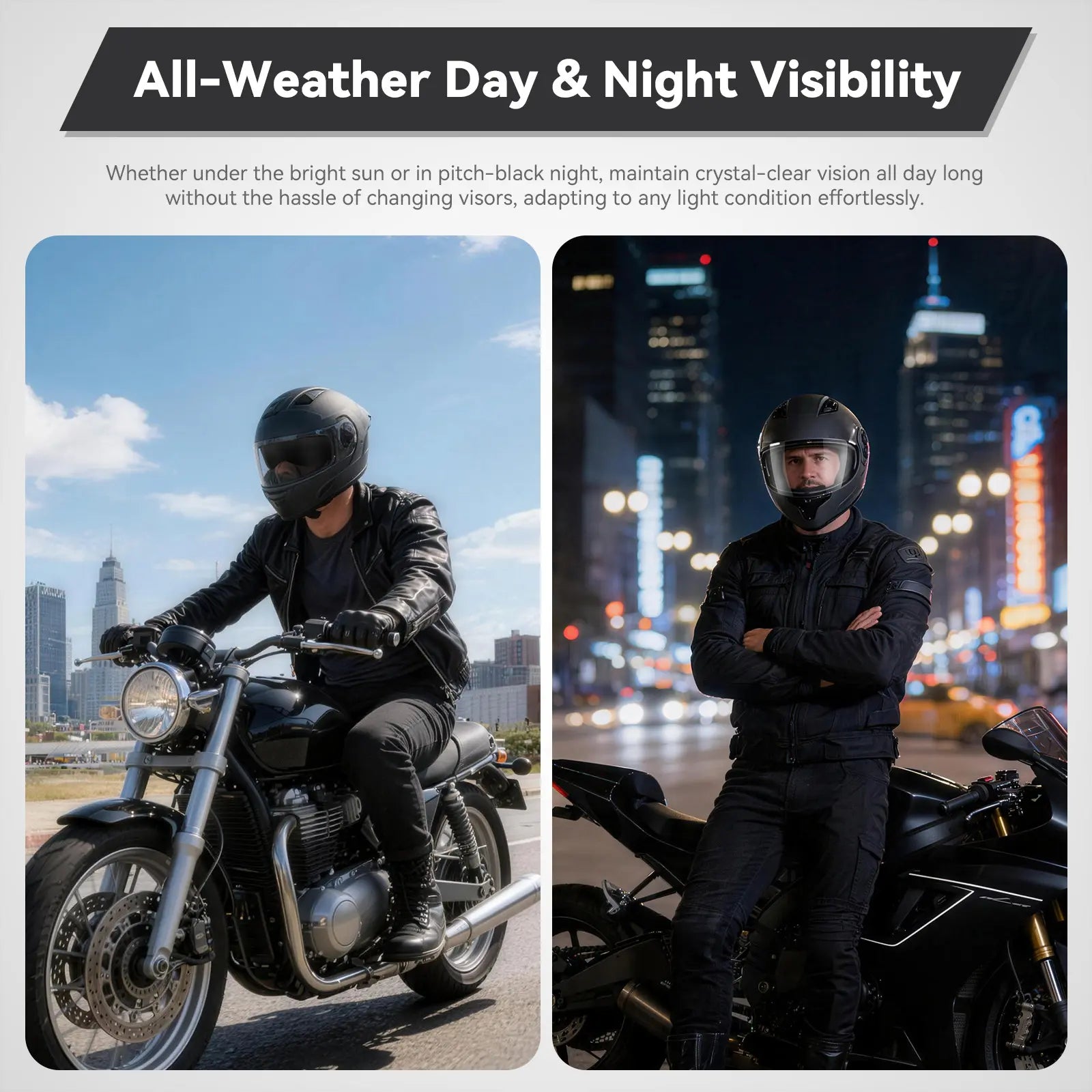 Adult Modular Motorcycle Helmets, DOT Approved Flip up Dual Visor Full Face Helmet for Men Women Moto ATV UTV Snowmobile ADV Four Wheeler Street Bike with Gloves & Mask