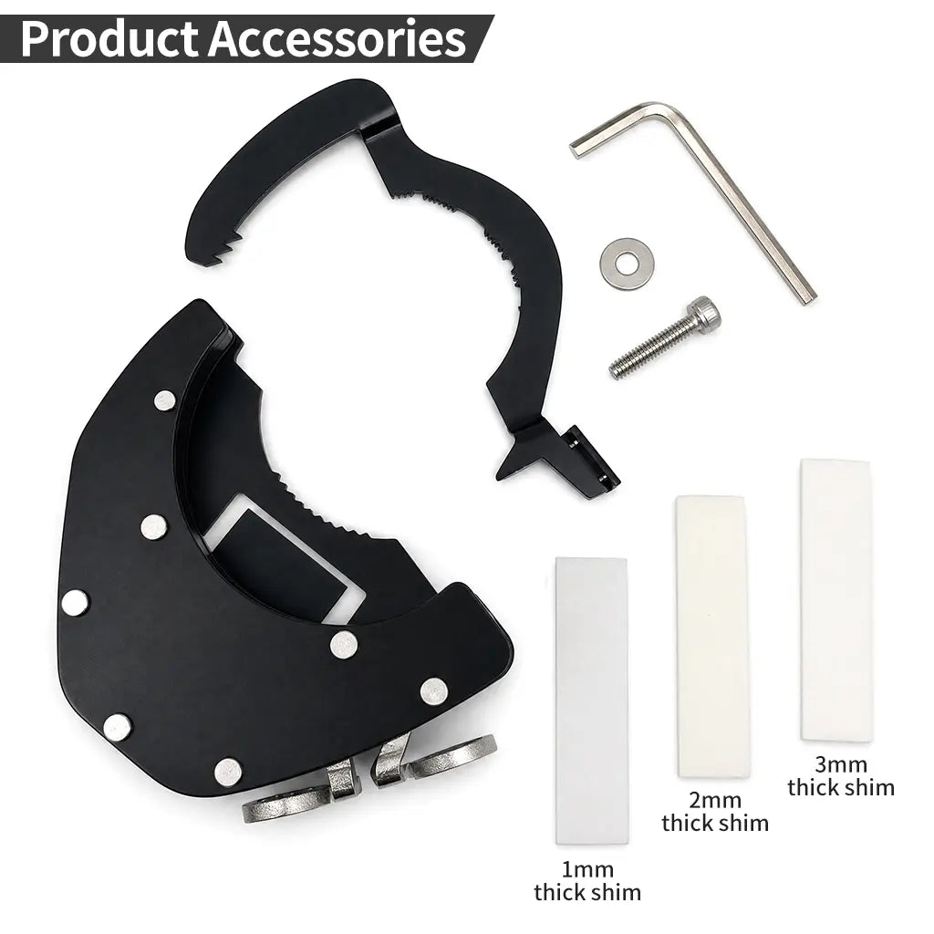 Universal Motorcycle Handlebar Throttle Lock - Ergonomic Grip Clamp for Speed Maintenance and Fatigue Relief During Extended Rides