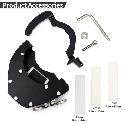 Universal Motorcycle Handlebar Throttle Lock - Ergonomic Grip Clamp for Speed Maintenance and Fatigue Relief During Extended Rides