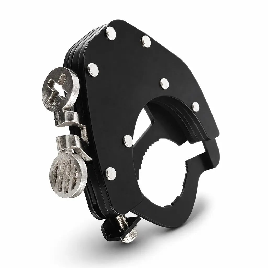 Universal Motorcycle Handlebar Throttle Lock - Ergonomic Grip Clamp for Speed Maintenance and Fatigue Relief During Extended Rides